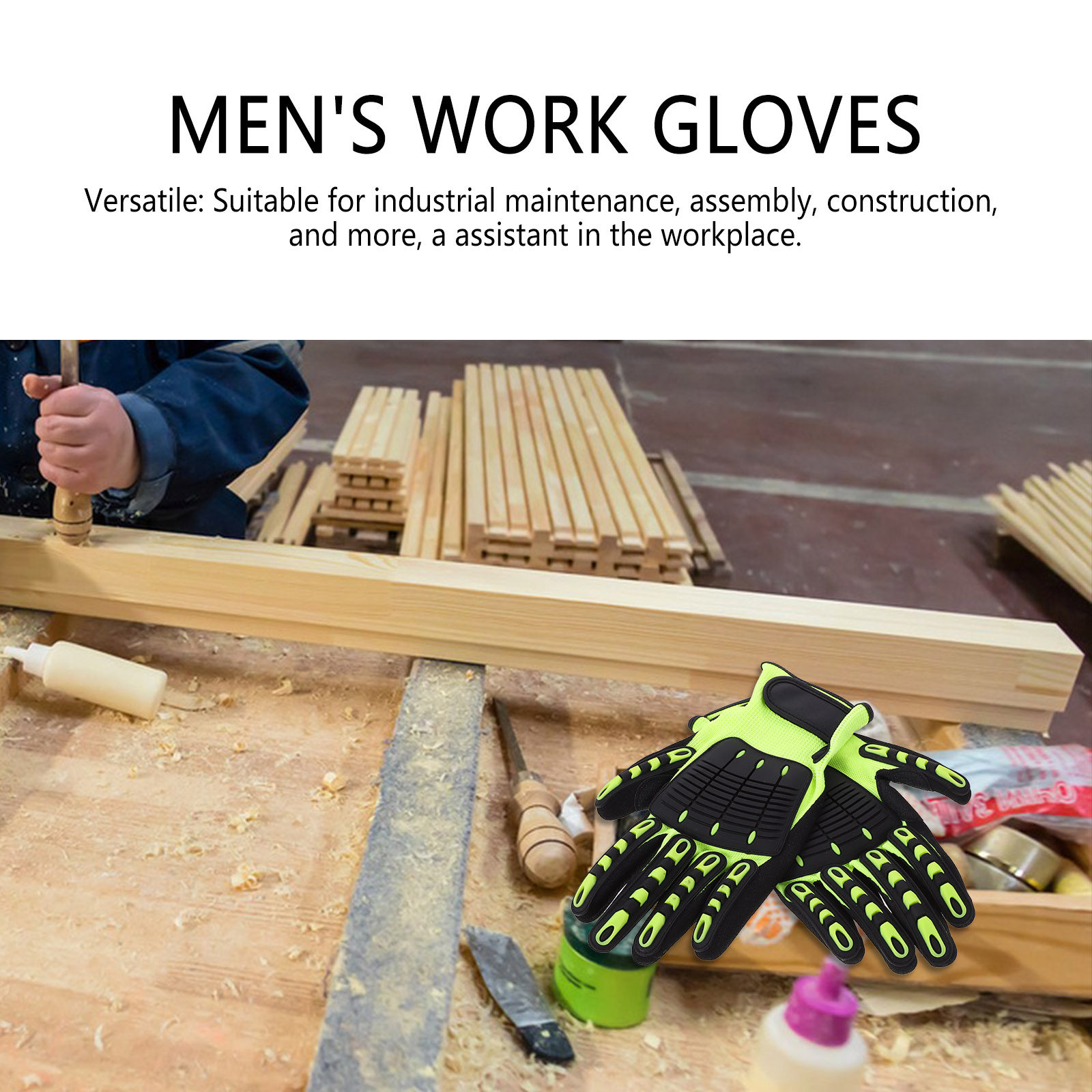 1Pair Protective Work Gloves A - đánh giá và giá Work Glove Impact