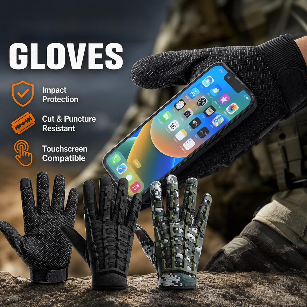 Tactical Gloves Touchscreen Mo - đánh giá và giá Work Glove Impact